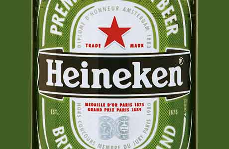 Brands that increased sales by more than 10% Heineken