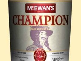Fresh look seeks shelf appeal McEwan’s Champion, ale,