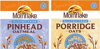 New gluten-free oats products from Mornflake.