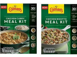 Quick kit designed for modern life Colman’s Meal Kits