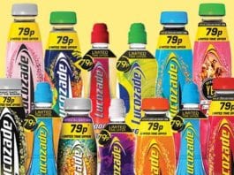 PMPs return on Lucozade Lucozade Sport