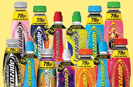 PMPs return on Lucozade Lucozade Sport