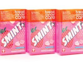 Smint goes pink for Breast Cancer Care