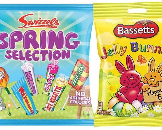 Bags of new candy choice