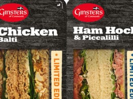 Ginsters launches Limited Edition sandwich range