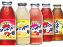 Snapple adds tea but no sugar Snapple