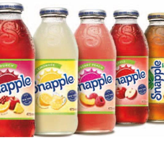 Snapple adds tea but no sugar Snapple
