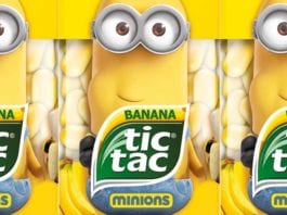 Going bananas Tic Tacs