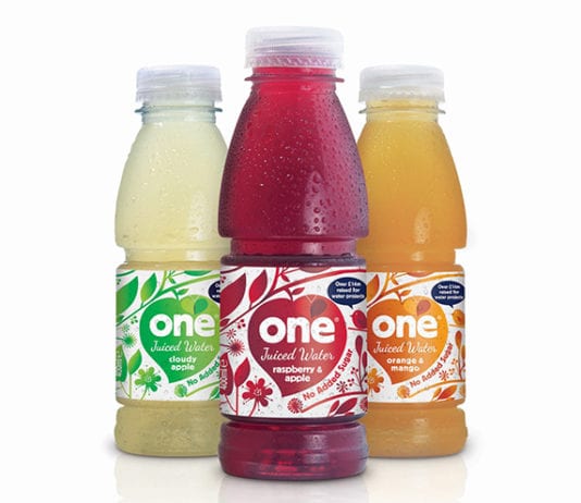 New no added sugar Juiced Water from One