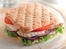 Putting bread in the box