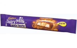 Cadbury Dairy Milk Big Taste 43g tablets are available in Toffee Whole Nut, Oreo Crunch and Triple Choc Sensation varieties.