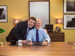 Peter Kay heads to Warburtons bakery