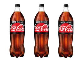 Coca-cola makes recycled packaging pledge Coke zero sugar big bottle