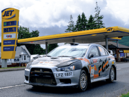 Cot House welcomes rally drivers Jet rally - One of the participating cars