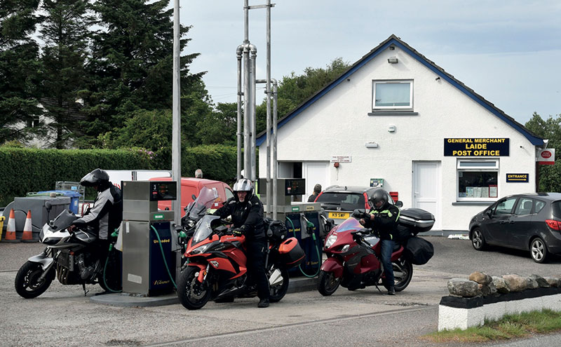 The growth in popularity of the North Coast 500 route has brought a lot of new customers onto the forecourt. The site is on the main road – with many miles to the next petrol stops on the route – so is a convenient refuelling place for tourists.