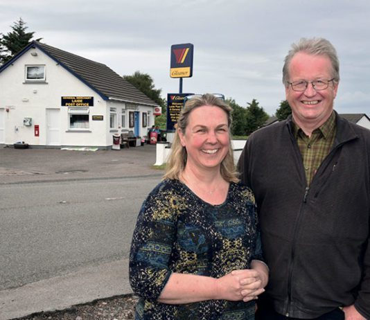 Best Laide plans Debbie and Andy Townsend (above) moved from Birmingham to Laide five years ago and took over the local Post Office and forecourt. In a small community, many miles from the nearest supermarket, they are relied on for a lot more than the average corner shop, but have risen to the challenge of meeting the needs of their customers.