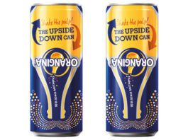 On its head Orangina's new upside down can design