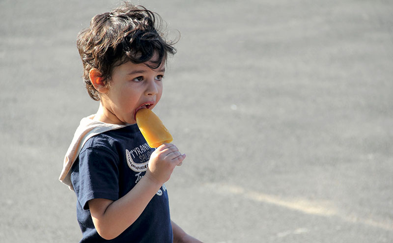 Summer staples like ice cream and suncare products performed well.