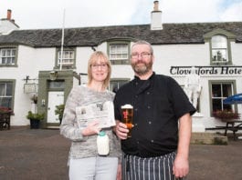 Hotelier develops c-store ambitions Theresa and Roy McIntosh have reopened their local village shop inside the Clovenfords Hotel, with financial assistance from Pub is the Hub.