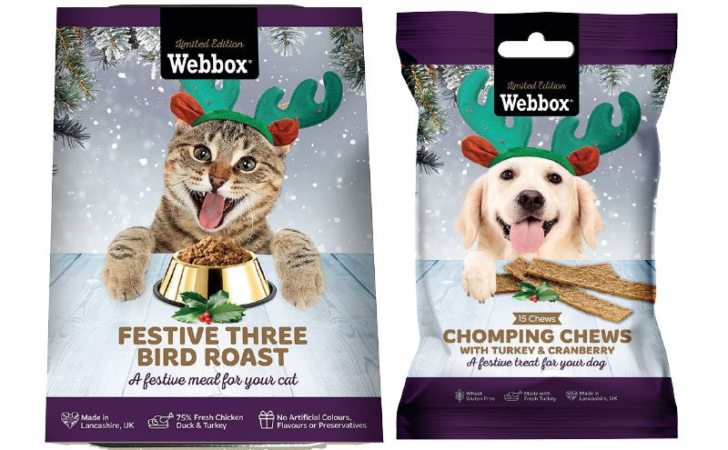 Webbox Christmas pet food