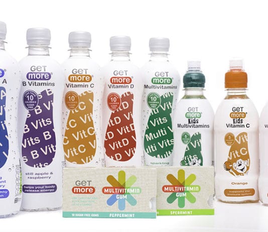 Get more varieties Get More Vitamins drinks range