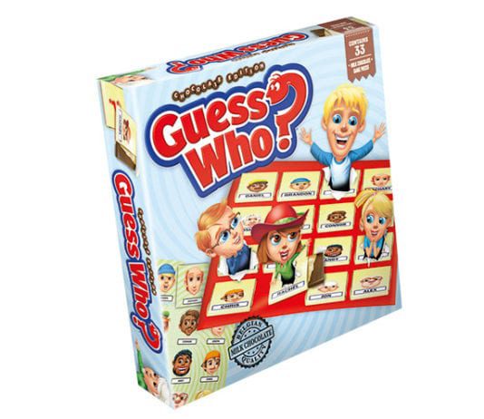 Choc on board Guess Who Chocolate
