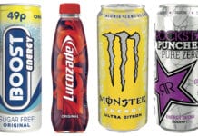 Monster Ultra Citron, Boost Sugar Free and Lucozade Zero Original are among the sugar-free variants currently being championed by energy drink firms.
