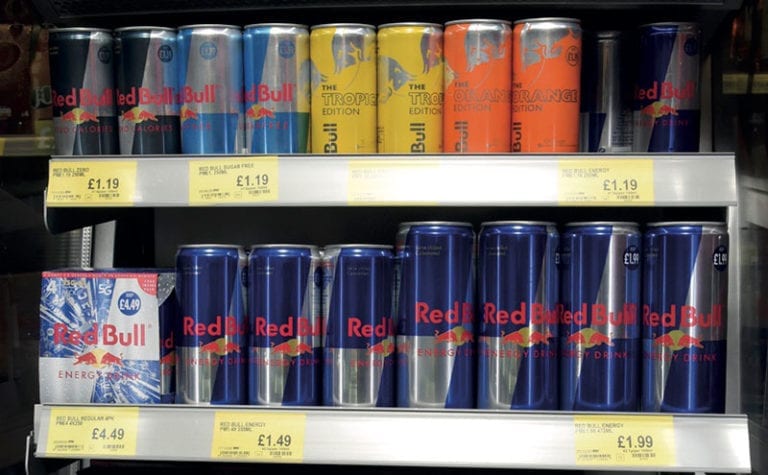 Red Bull various sizes
