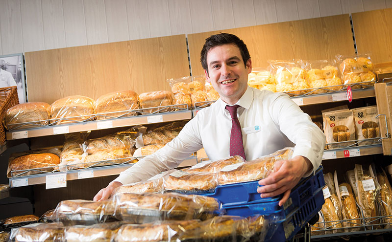 Scottish bakery items at the Co-op