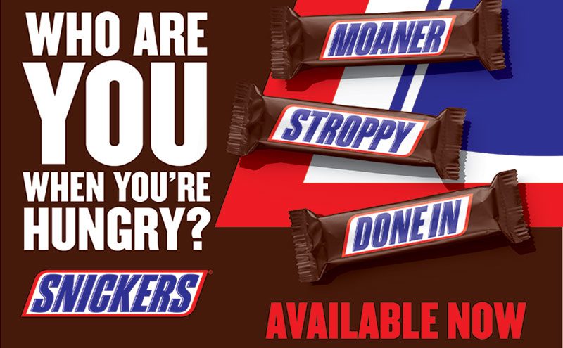 Snickers, Who-are-you-when-you're-hungry