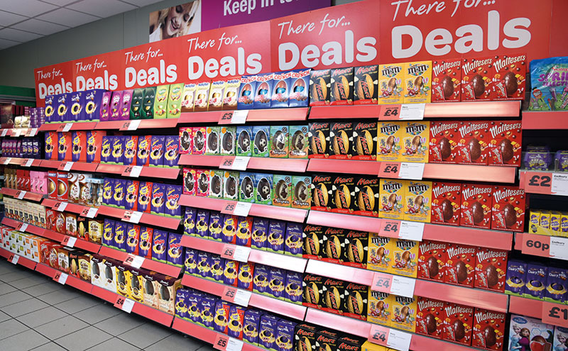 Spar Easter Deals on shelves