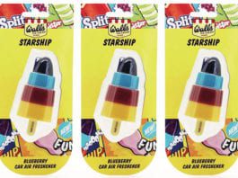 Aromas of ice cream Starship Air Freshener