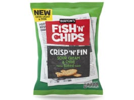 Thin and crispy flavours for Fish ‘n’ Chips burtons crisps