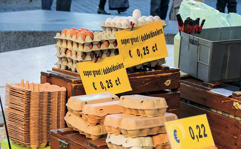 Supply chain woes: Contaminated Dutch eggs caused chaos for supermarkets in August.