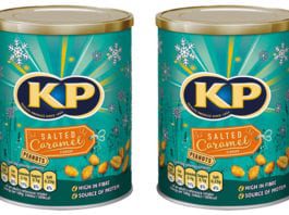 Sweet and salty KP Salted Caramel Peanut tins