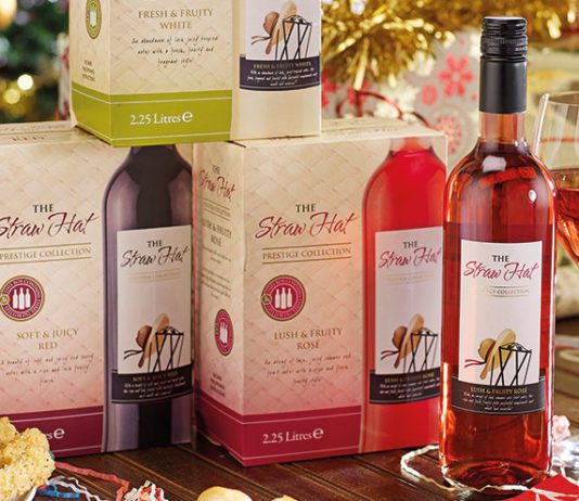 Dreaming of a wine Christmas Straw Hat wine range
