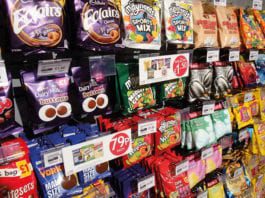 Time to act on impulse? Hanging bags of sweets