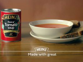 Warming up for winter Heinz tomato soup
