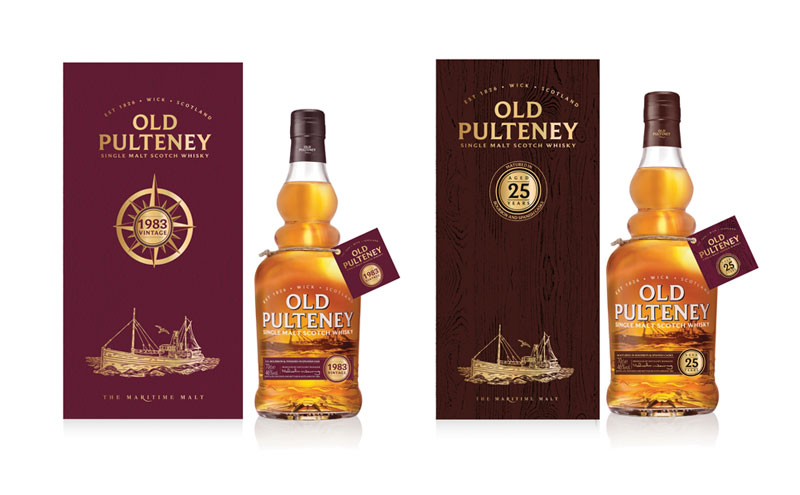 Old Pulteney bottles