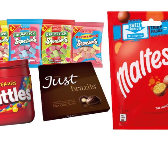 Make it a cracker with confectionery Confectionary share bags