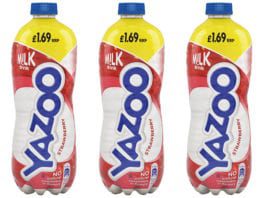 Big bottle marked up Yazoo 1L strawberry