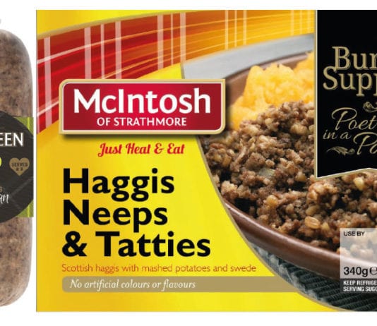 Stock up for supper time Changing eating habits have led to the introduction of a wide range of haggis products including vegetarian and ready meal options.