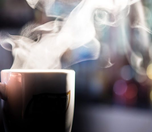 A different cuppa Hot drink steaming