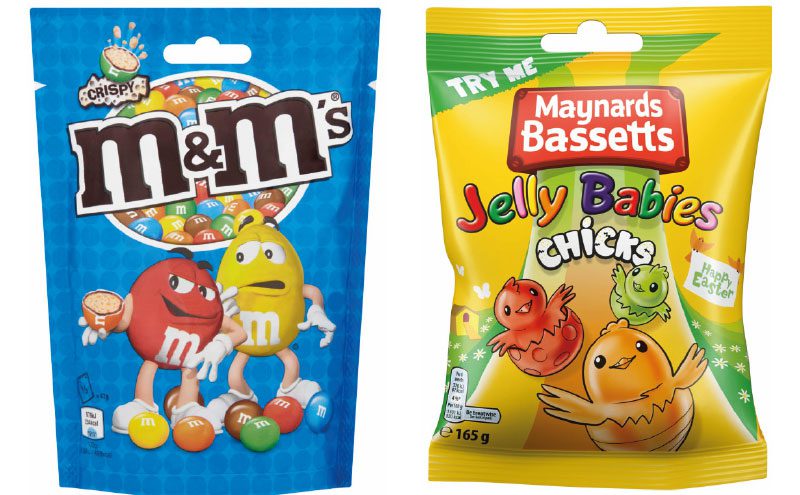 M&Ms and Jelly Babies 