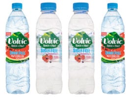 Flavourful NPD Volvic bottles