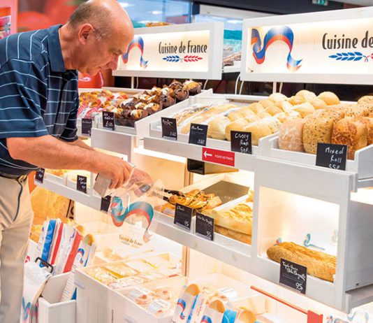 Ready for bake off Aryzta display