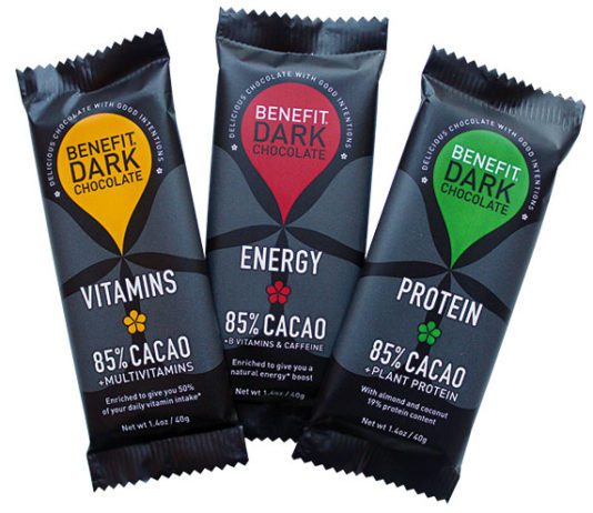 Health on the brain BENEFIT DARK CHOCOLATE