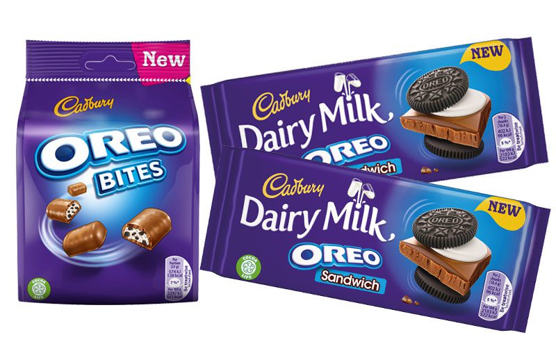 The latest NPD from Mondelez sees the chocolate giant bring its Cadbury and Oreo brands together again in two new formats.