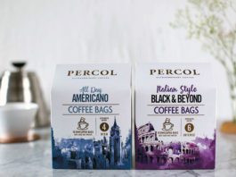 Compromise not an option Percol reckons coffee bags provide consumers with a convenient quality coffee.