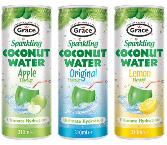 Sparkly NPD Grace Sparkling Coconut Water